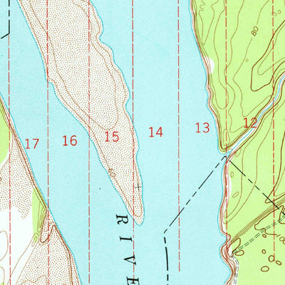 United States Geological Survey Eagle Bend, MS-LA (1970, 24000-Scale) digital map