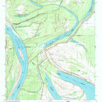 United States Geological Survey Eagle Bend, MS-LA (1994, 24000-Scale) digital map