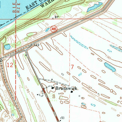 United States Geological Survey Eagle Bend, MS-LA (1994, 24000-Scale) digital map