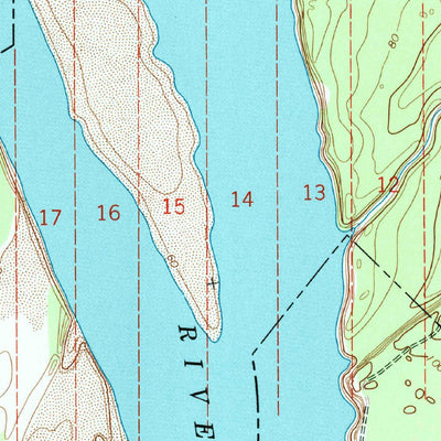 United States Geological Survey Eagle Bend, MS-LA (1994, 24000-Scale) digital map