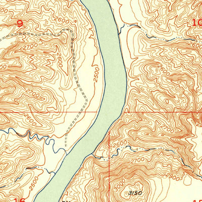 United States Geological Survey Eagle Buttes, MT (1953, 24000-Scale) digital map