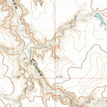 United States Geological Survey Eagle Buttes SW, MT (1972, 24000-Scale) digital map