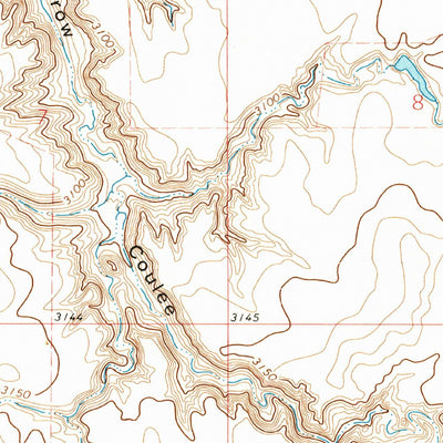 United States Geological Survey Eagle Buttes SW, MT (1972, 24000-Scale) digital map