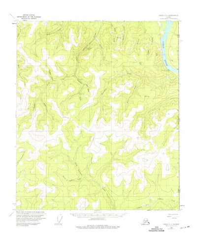 United States Geological Survey Eagle C-1, AK (1956, 63360-Scale) digital map