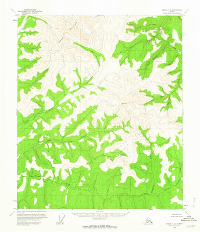 United States Geological Survey Eagle C-2, AK (1956, 63360-Scale) digital map