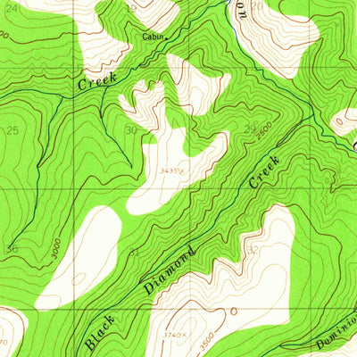 United States Geological Survey Eagle C-2, AK (1956, 63360-Scale) digital map
