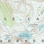 United States Geological Survey Eagle Cap, OR (1990, 24000-Scale) digital map