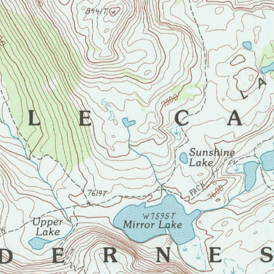 United States Geological Survey Eagle Cap, OR (1990, 24000-Scale) digital map