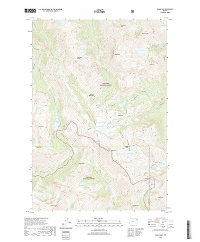 United States Geological Survey Eagle Cap, OR (2020, 24000-Scale) digital map