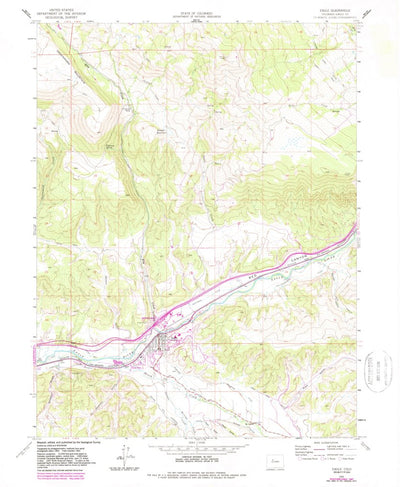 United States Geological Survey Eagle, CO (1962, 24000-Scale) digital map