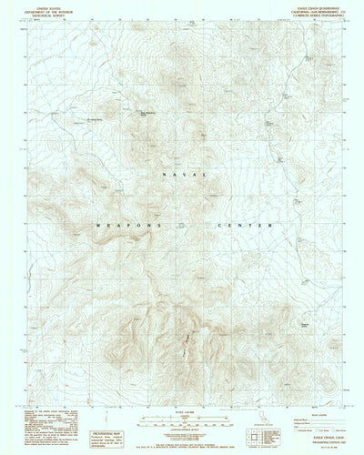 United States Geological Survey Eagle Crags, CA (1987, 24000-Scale) digital map