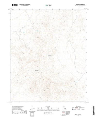 United States Geological Survey Eagle Crags, CA (2021, 24000-Scale) digital map