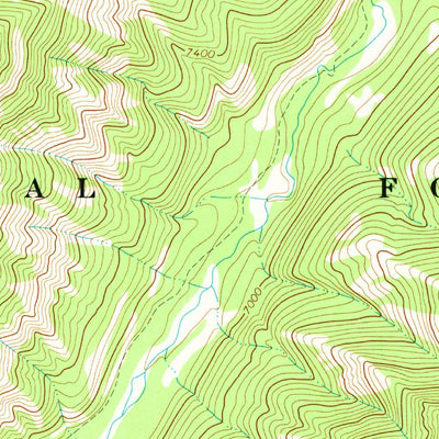 United States Geological Survey Eagle Creek, WY (1970, 24000-Scale) digital map