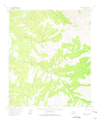 United States Geological Survey Eagle D-5, AK (1956, 63360-Scale) digital map