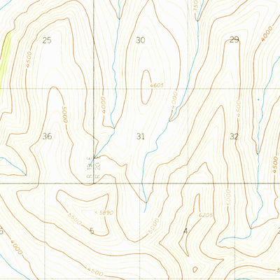 United States Geological Survey Eagle D-6, AK (1956, 63360-Scale) digital map