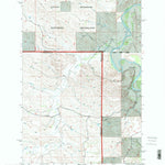 United States Geological Survey Eagle Draw, ND (1997, 24000-Scale) digital map