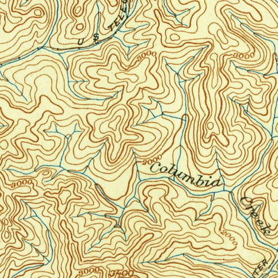 United States Geological Survey Eagle E, AK (1899, 250000-Scale) digital map