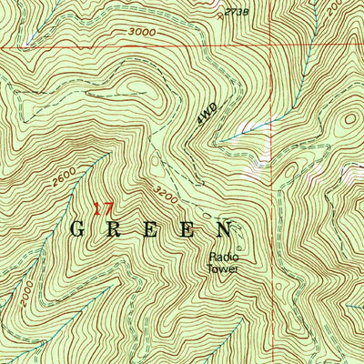 United States Geological Survey Eagle Gorge, WA (1993, 24000-Scale) digital map