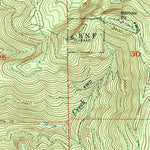 United States Geological Survey Eagle Gorge, WA (1993, 24000-Scale) digital map