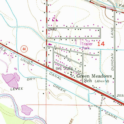 United States Geological Survey Eagle, ID (1953, 24000-Scale) digital map