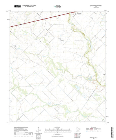 United States Geological Survey Eagle Lake NE, TX (2022, 24000-Scale) digital map