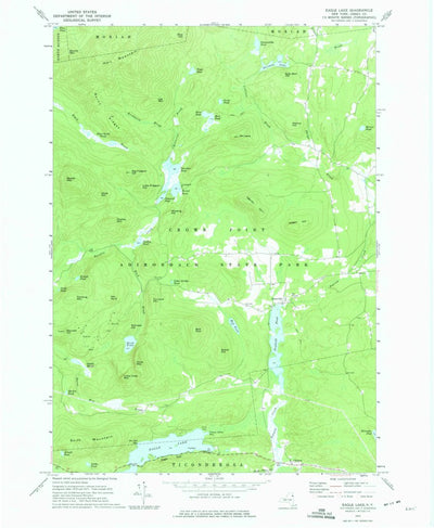 United States Geological Survey Eagle Lake, NY (1973, 24000-Scale) digital map