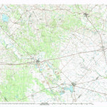 United States Geological Survey Eagle Lake, TX (1985, 100000-Scale) digital map