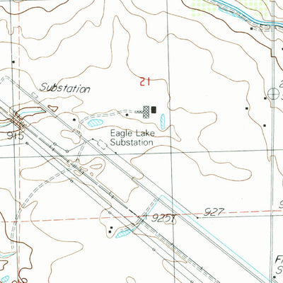 United States Geological Survey Eagle Lakes, WA (1986, 24000-Scale) digital map
