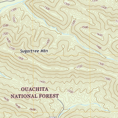 United States Geological Survey Eagle Mountain, AR (2020, 24000-Scale) digital map