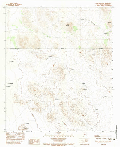 United States Geological Survey Eagle Mountain, NM (1983, 24000-Scale) digital map