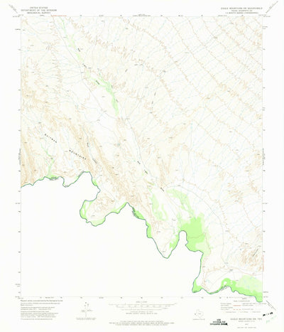 United States Geological Survey Eagle Mountains SW, TX (1972, 24000-Scale) digital map