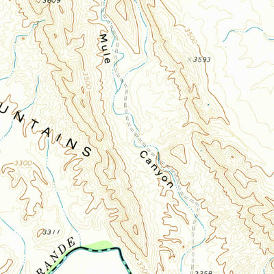United States Geological Survey Eagle Mountains SW, TX (1972, 24000-Scale) digital map