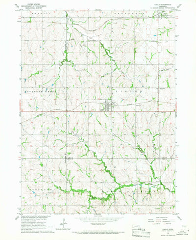 United States Geological Survey Eagle, NE (1966, 24000-Scale) digital map