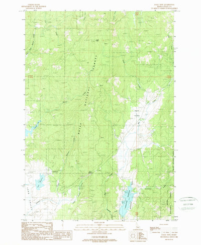 United States Geological Survey Eagle Nest, ID (1988, 24000-Scale) digital map