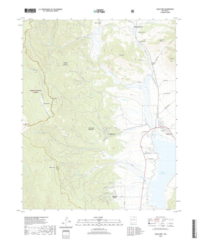 United States Geological Survey Eagle Nest, NM (2020, 24000-Scale) digital map