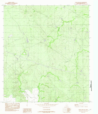 United States Geological Survey Eagle Pass NE, TX (1982, 24000-Scale) digital map