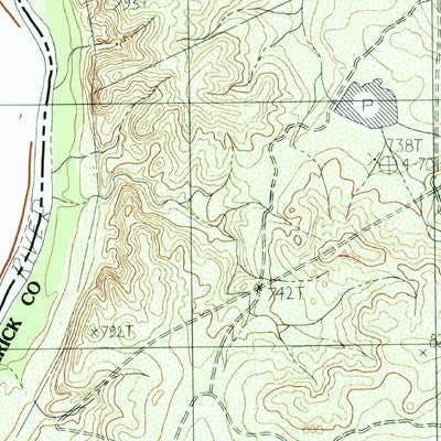 United States Geological Survey Eagle Pass SW, TX (1983, 24000-Scale) digital map