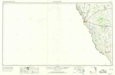 United States Geological Survey Eagle Pass, TX (1958, 250000-Scale) digital map