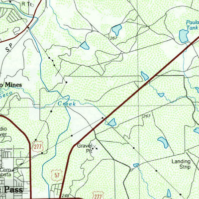 United States Geological Survey Eagle Pass, TX (1985, 100000-Scale) digital map