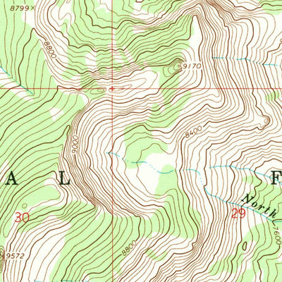 United States Geological Survey Eagle Peak, CA (1963, 24000-Scale) digital map