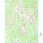 United States Geological Survey Eagle Peak, WY (1989, 24000-Scale) digital map