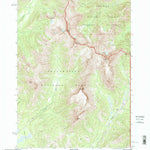 United States Geological Survey Eagle Peak, WY (1991, 24000-Scale) digital map