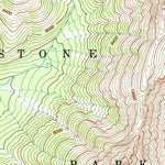 United States Geological Survey Eagle Peak, WY (1991, 24000-Scale) digital map