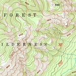 United States Geological Survey Eagle Peak, WY (1991, 24000-Scale) digital map