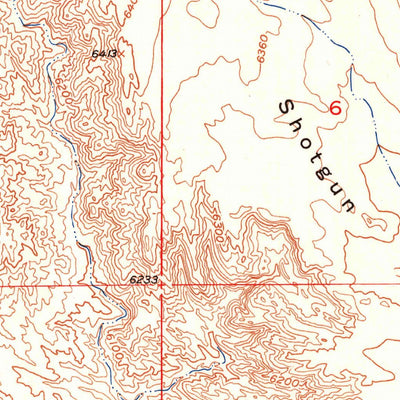 United States Geological Survey Eagle Point, WY (1951, 24000-Scale) digital map