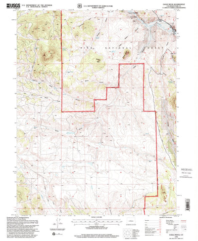 United States Geological Survey Eagle Rock, CO (1994, 24000-Scale) digital map