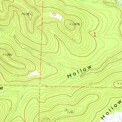 United States Geological Survey Eagle Rock, MO (1974, 24000-Scale) digital map