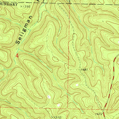 United States Geological Survey Eagle Rock, MO (1974, 24000-Scale) digital map
