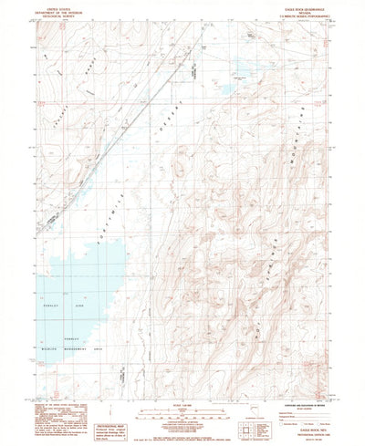 United States Geological Survey Eagle Rock, NV (1985, 24000-Scale) digital map