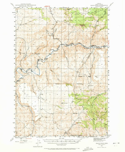 United States Geological Survey Eagle Rock, OR (1946, 62500-Scale) digital map